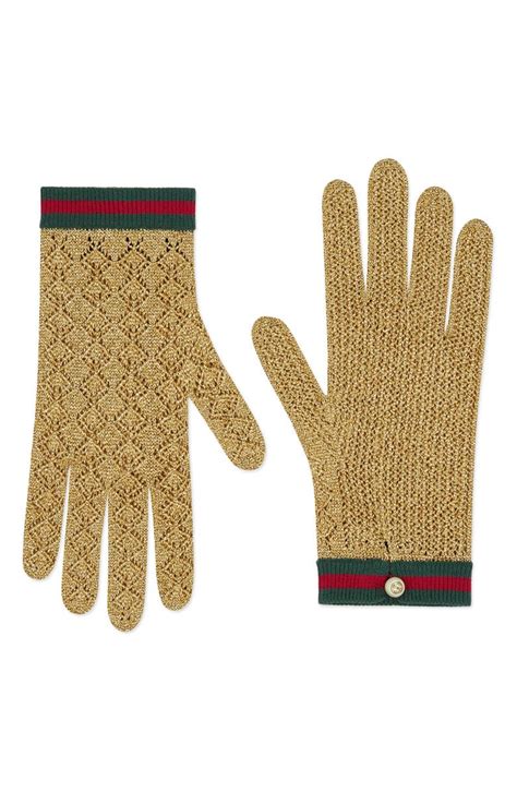 woman gucci long crystal gloves|Gucci ladies gloves.